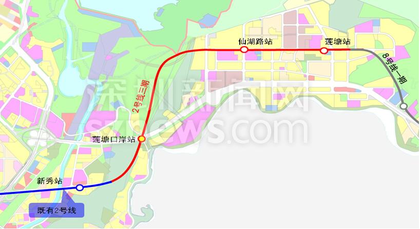 深圳地鐵2號線東延段（站點、線路圖、開通時間、最新消息）